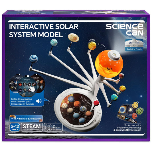 Science Can solar-system interactive model for hands-on space learning.