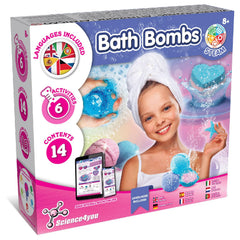 Science4you bath bomb making kit contents for creative baths and experimentation