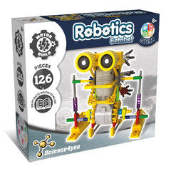 Science4you Betabot assembly close-up for hands-on robotics learning.