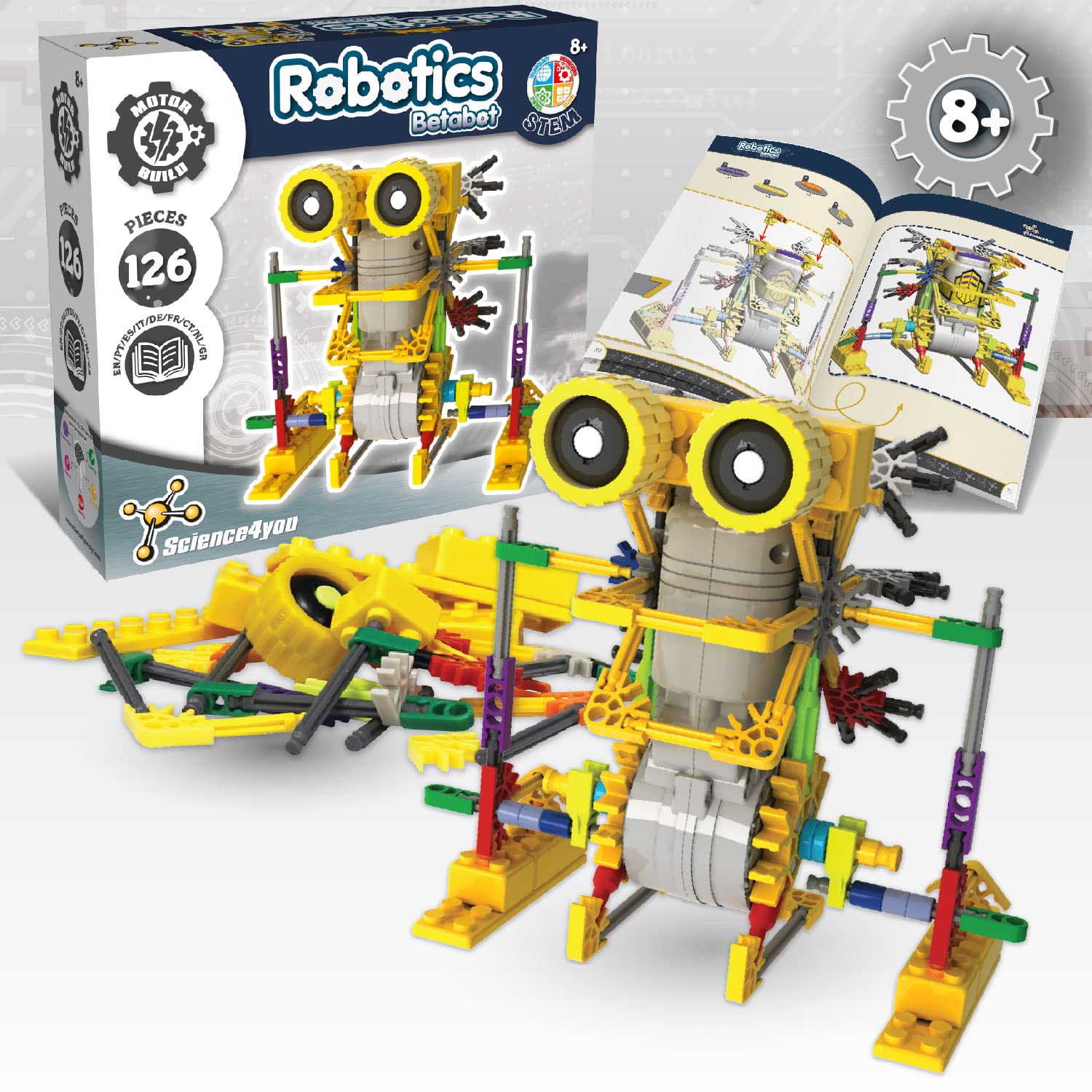 Science4you Betabot educational book shown for guided learning.