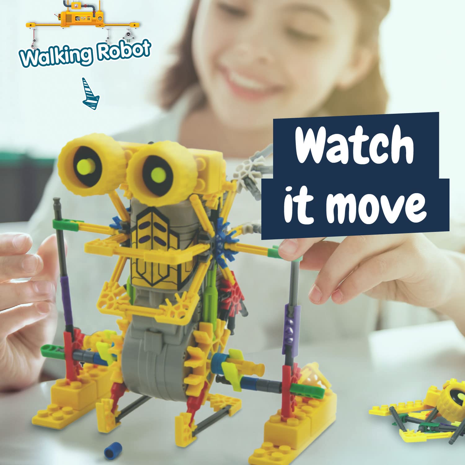 Science4you Betabot engine power setup illustrates steps and power source.