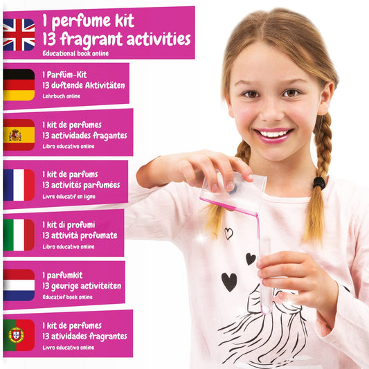 Science4you fragrance essences set with fruity notes for perfumery.