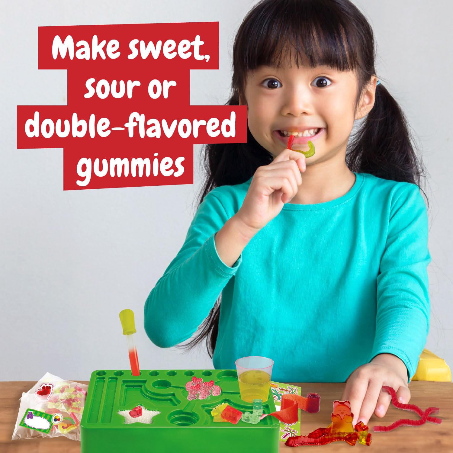 Science4you Gummy Sweets Lab giant bear erasers add a fun craft twist.