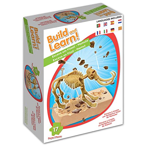 Science4you Mammoth tools set: complete archaeology toolkit to uncover hidden fossils.