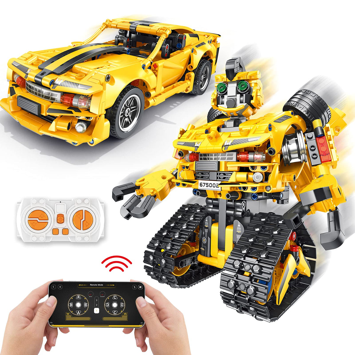 Sciencow 2-in-1 robot kit assembly view highlights modular blocks fueling creativity.