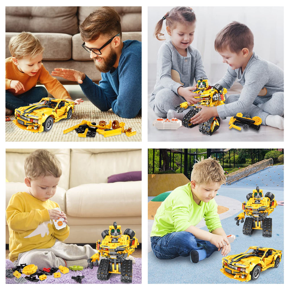Sciencow robot mode showcase demonstrates building a robotic figure for exploration.