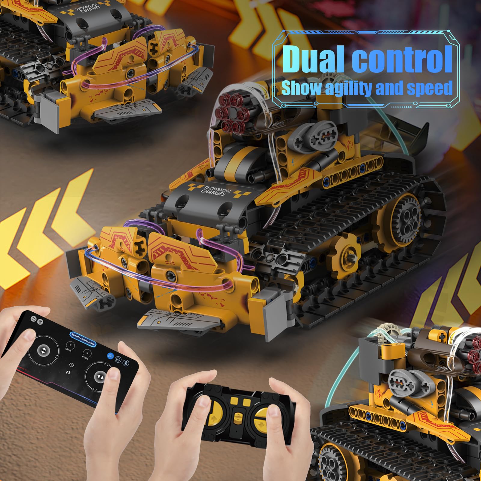 Sciencow 5-in-1 dinosaur model to explore robotics basics.