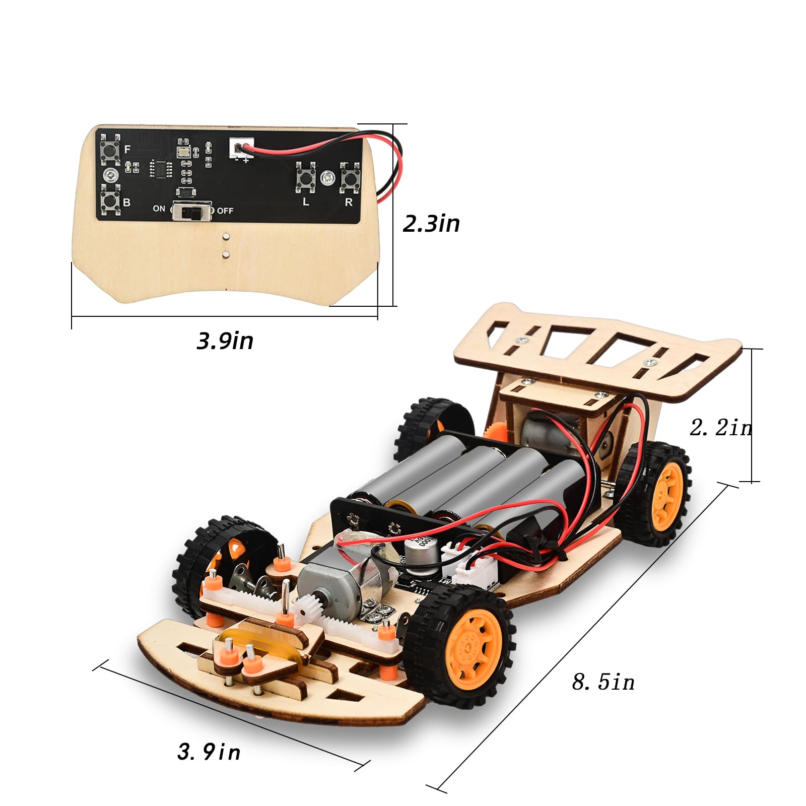 ScienSta DIY STEM kit RC car for hands-on building