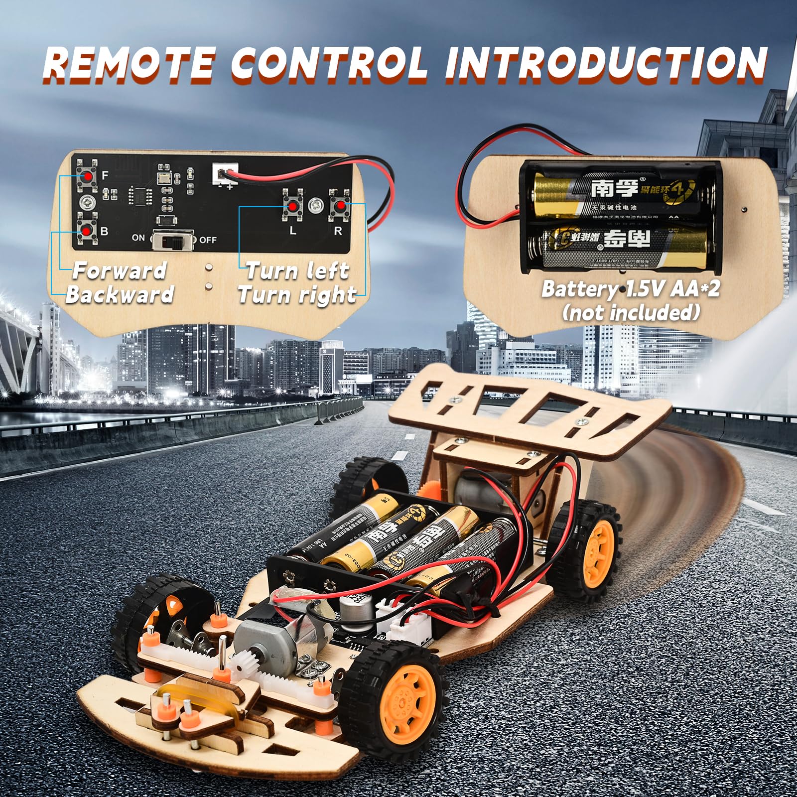 ScienSta STEM education RC car engaging kids with engineering concepts