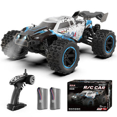 Scientoy 1/14 RC car in fast-speed action for thrilling races.