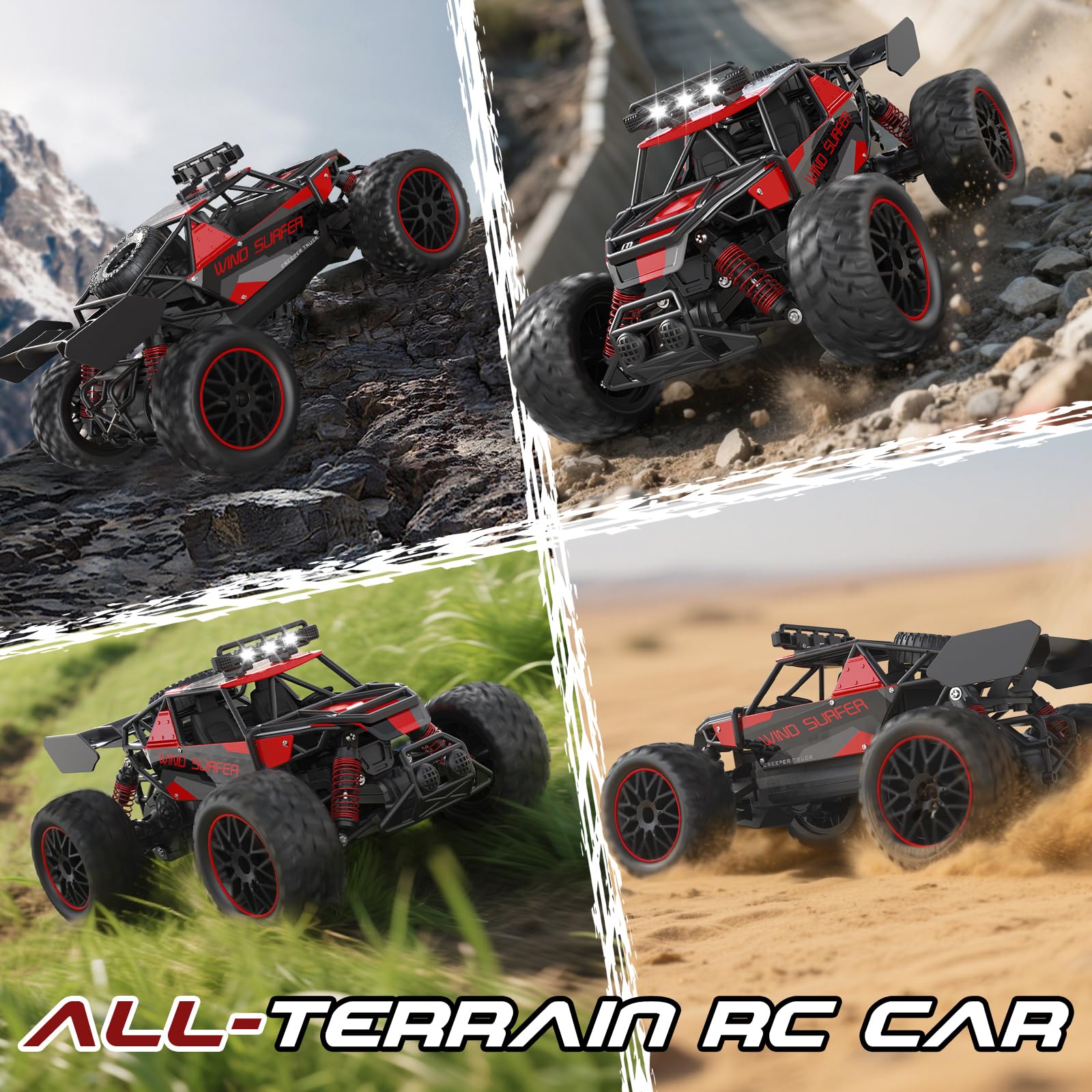 Scientoy 1:14 dual battery pack extends playtime for longer sessions.