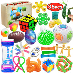 Scientoy rainbow magic ball - tactile focus booster during study breaks