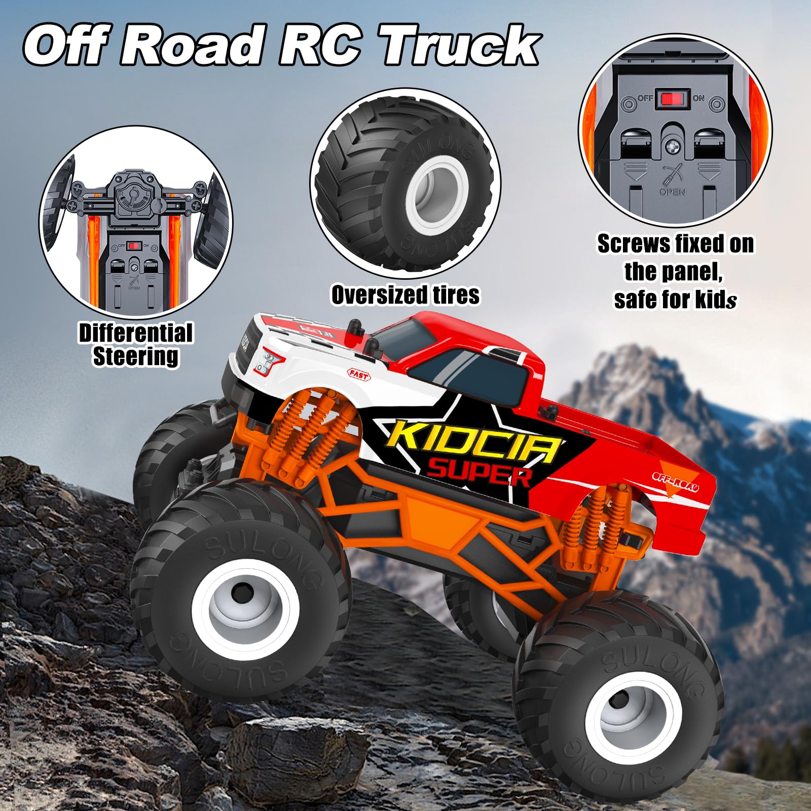 Scientoy off-road tyres enable stable turns on uneven surfaces