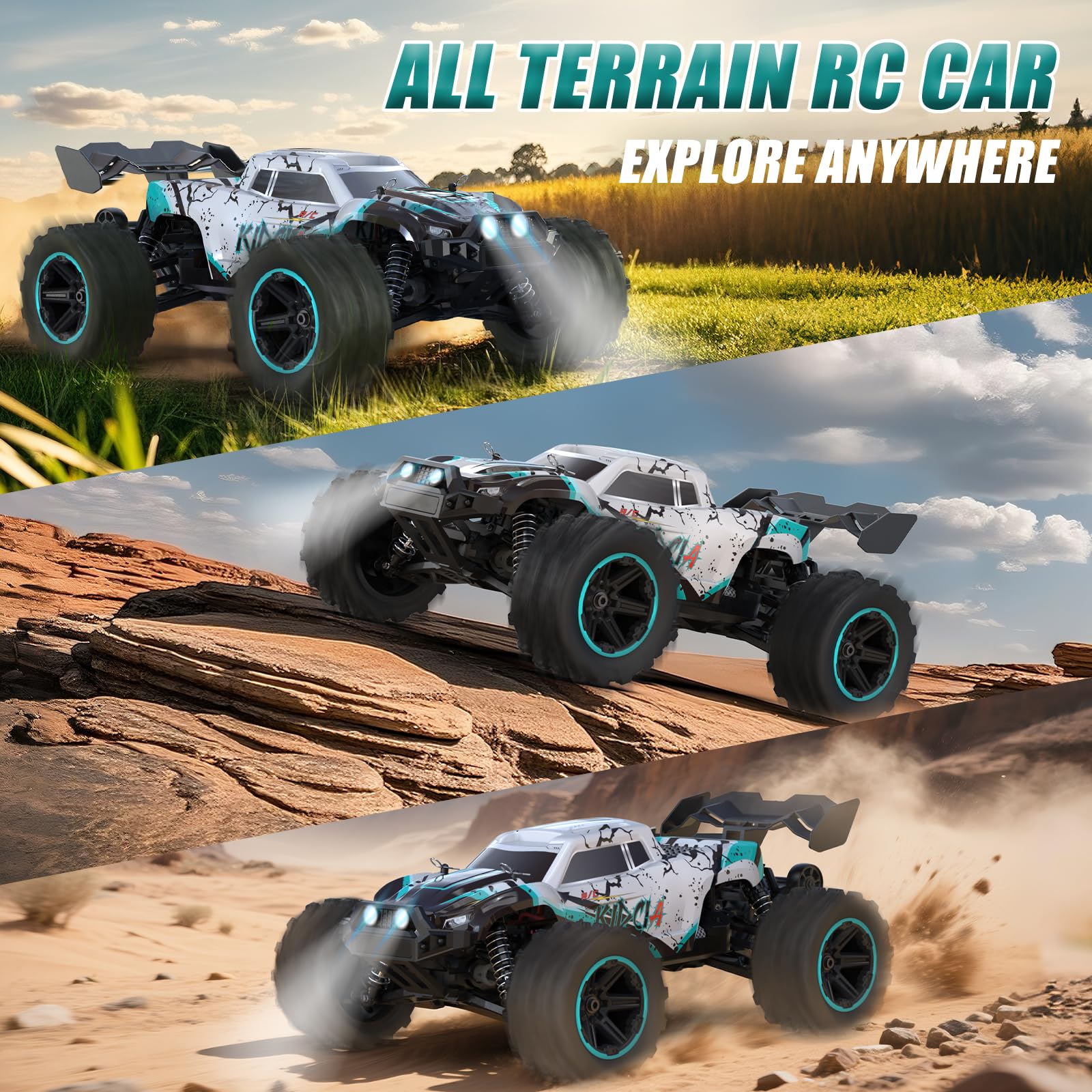 Scientoy RC car 4wd chassis emphasizes rugged off-road durability
