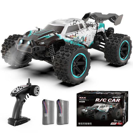 Scientoy RC car 50kmh front view highlighting speed-ready design for racing