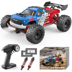 Scientoy RC car front view showing bold 4WD design for all-terrain fun