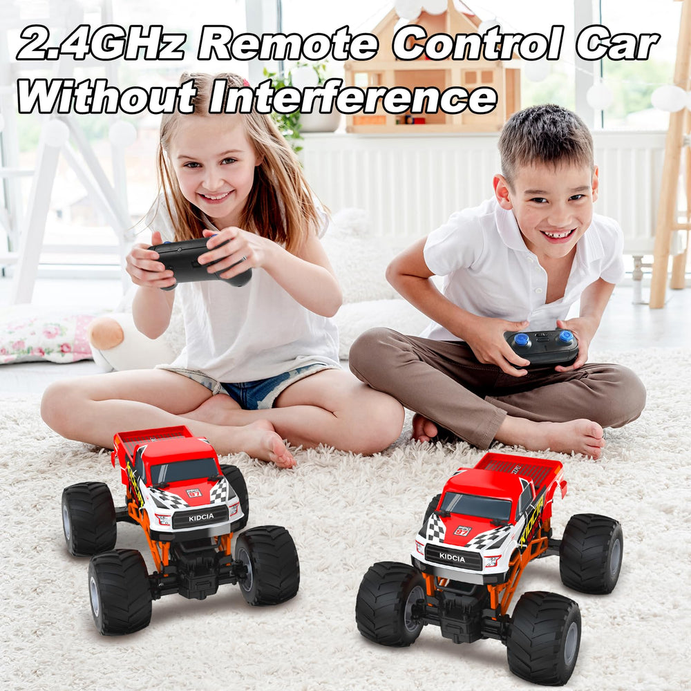 Scientoy rc monster truck outdoor ride on varied terrain