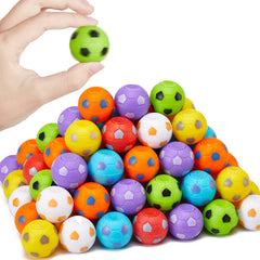 SCIONE 108-pack soccer fidget spinner balls in mixed colors for party favors.
