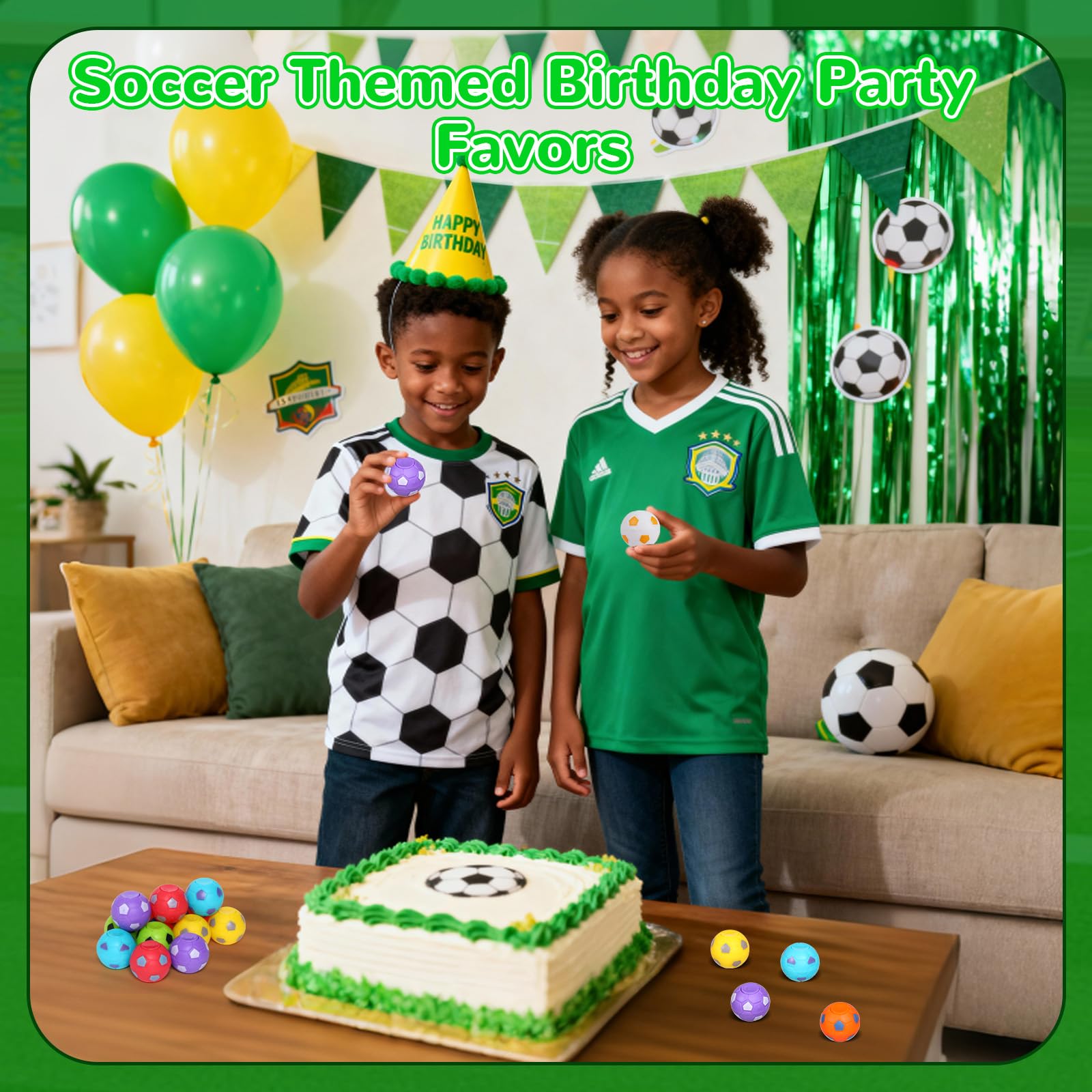 SCIONE classroom prizes with fidget soccer balls spark focus.