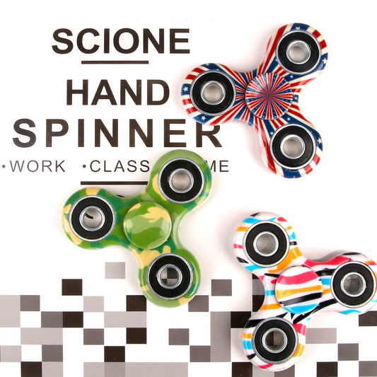 SCIONE fidget spinner close-up bearing for ultra-smooth spin.