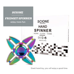 SCIONE spinner with R188 bearing offers smooth, quiet spins for concentration.