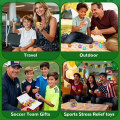 SCIONE prepackaged kid prizes with durable fidget soccer balls.