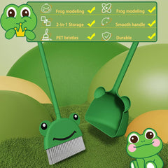 SCKTYZS broom snaps into dustpan for quick tidyups