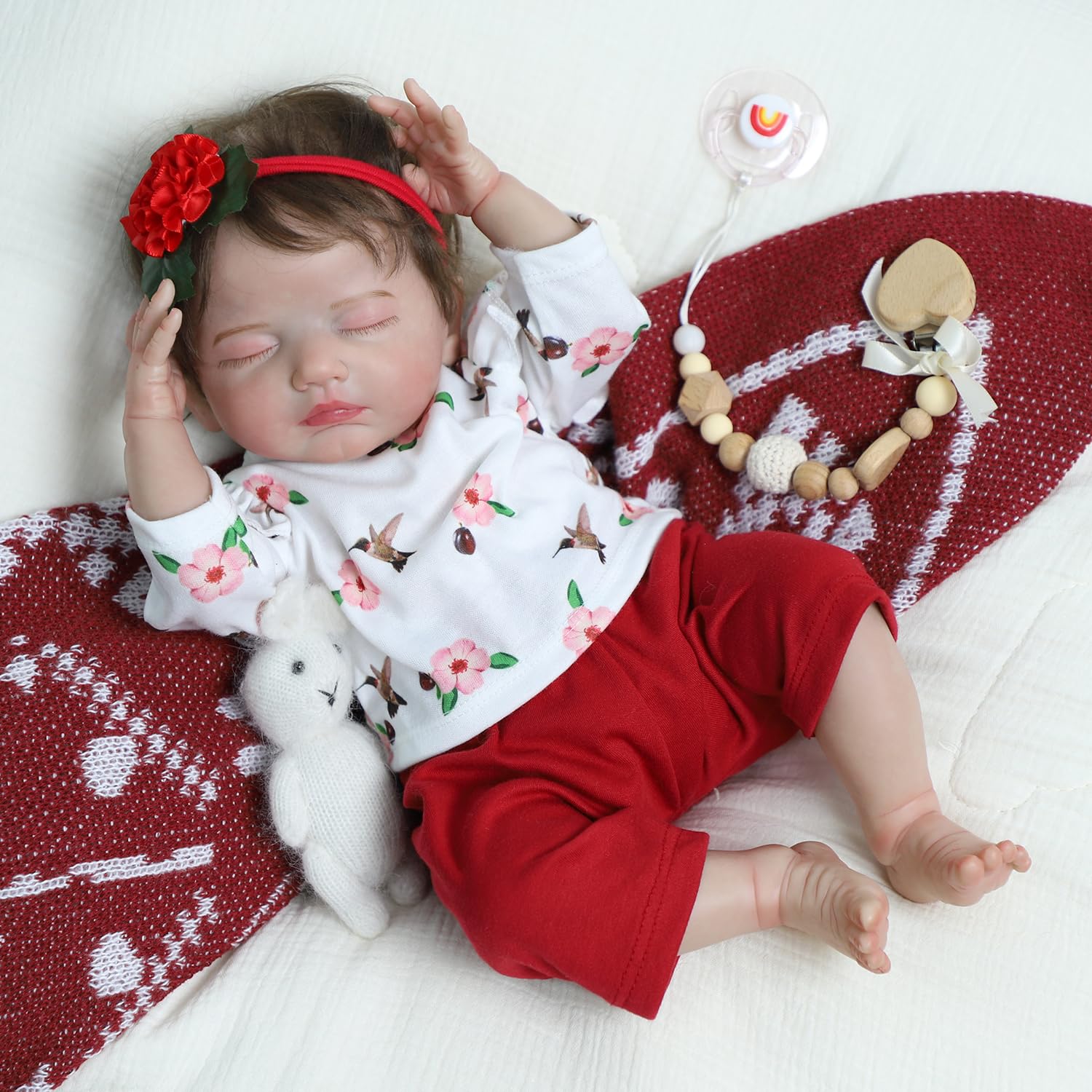 SCOM 20-inch doll diaper and bottle support everyday nurturing play.