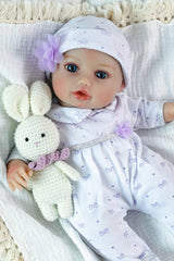 SCOM purple butterfly hat and pajamas encourage cozy dressing and care.