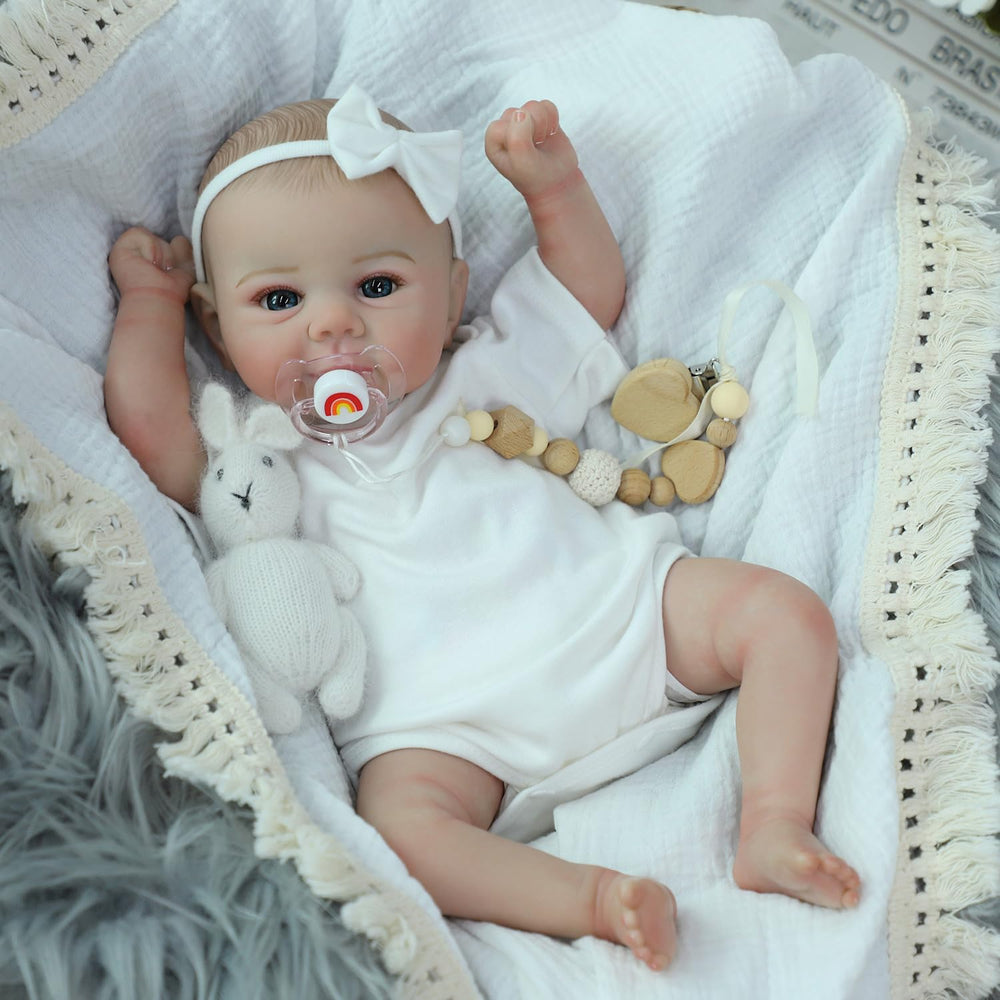 SCOM Juliette 18in bottle and magnet soother enhance feeding role-play