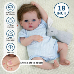 SCOM Meadow curled eyelashes close-up emphasizes inviting gaze for comforting play