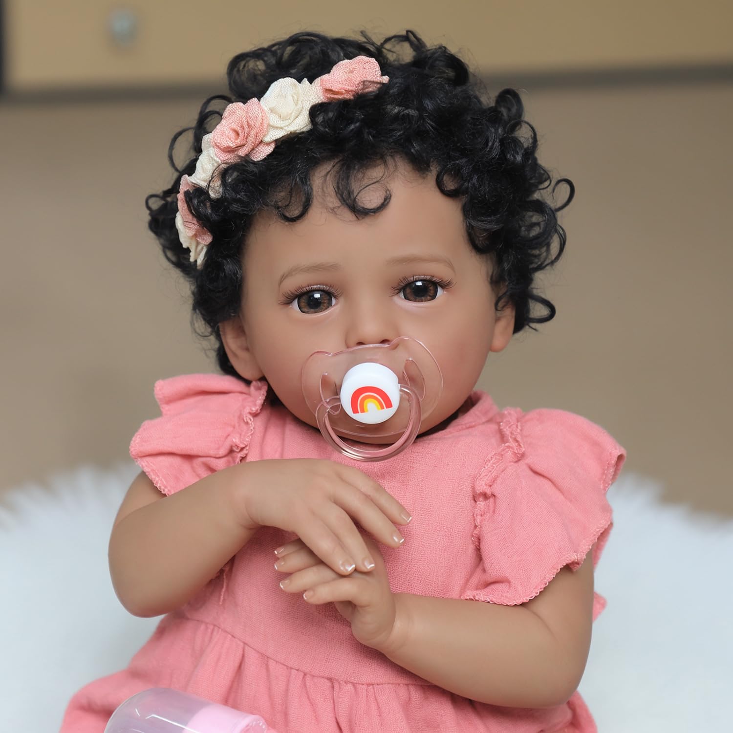 SCOM 18-inch reborn doll with lifelike features for immersive play
