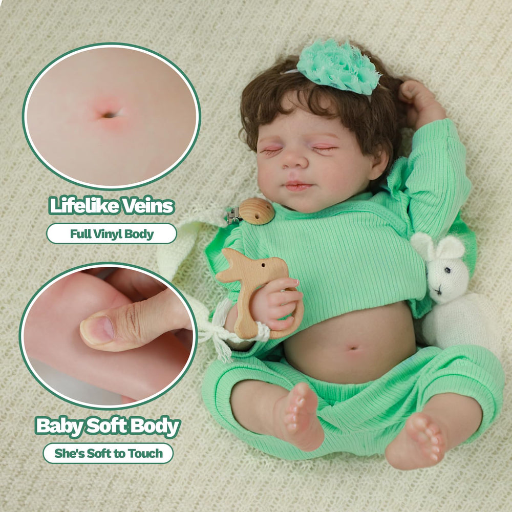 SCOM Reborn 18-inch poseable limbs enable lifelike handling and care