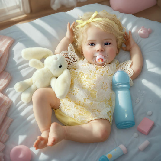 SCOM Reborn doll with realistic eyes for a gentle, lifelike expression