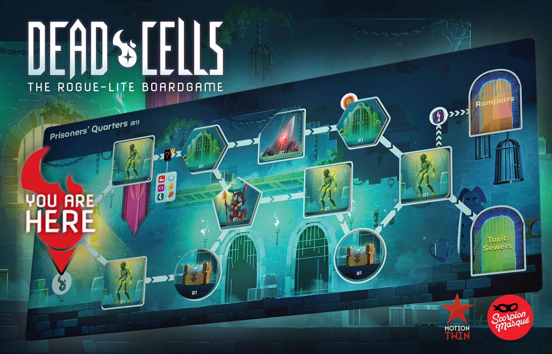 Scorpion Masqué Dead Cells Boss Cells mode with escalating challenges.