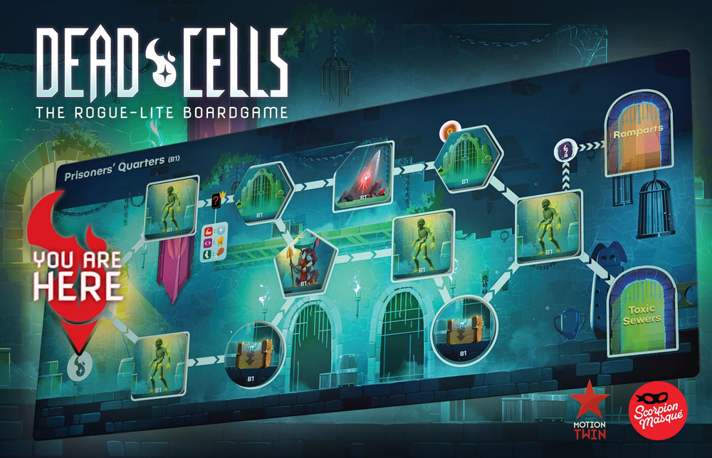 Scorpion Masqué Dead Cells Boss Cells mode with escalating challenges.