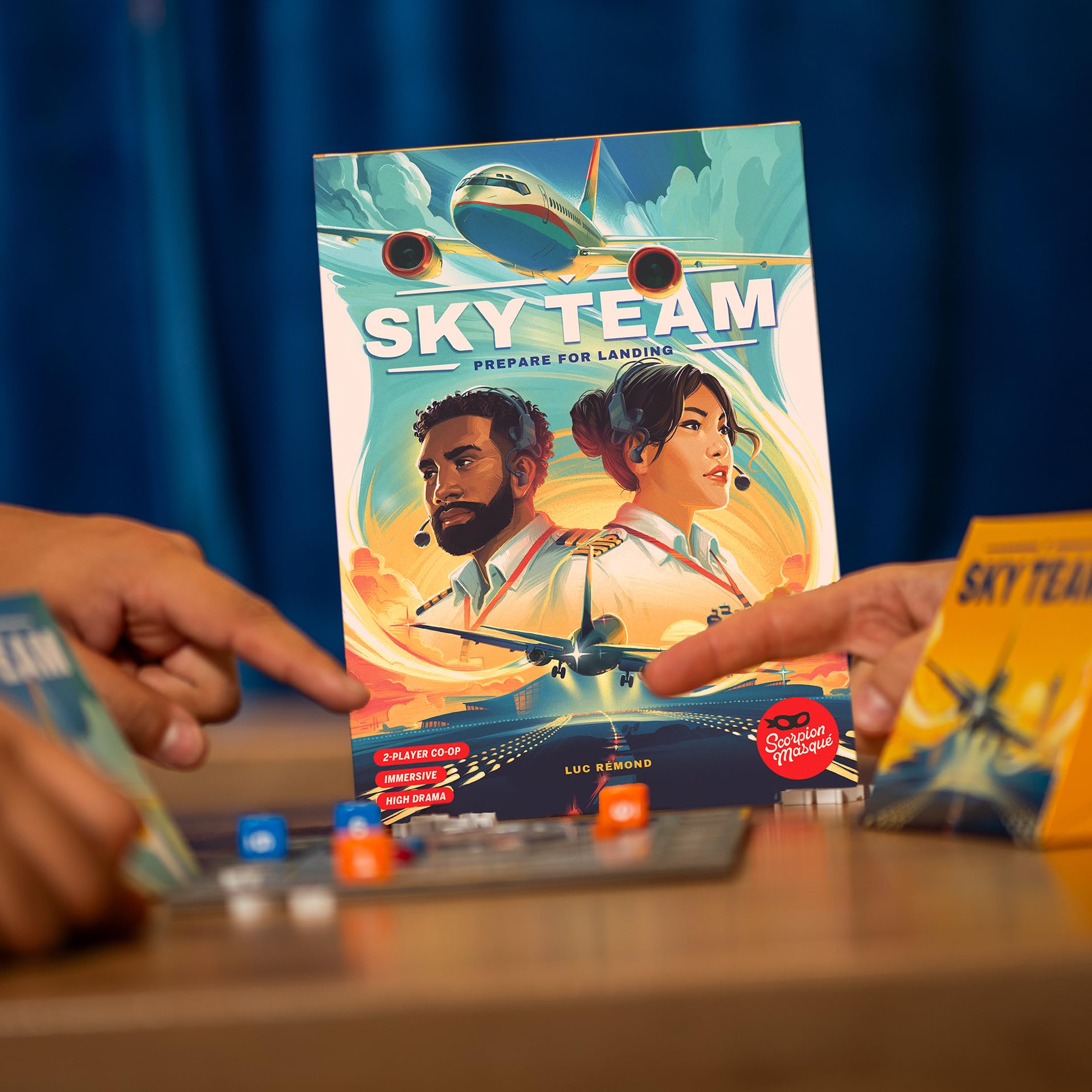 Scorpion Masqué Sky Team world airports scenario offers varied challenges