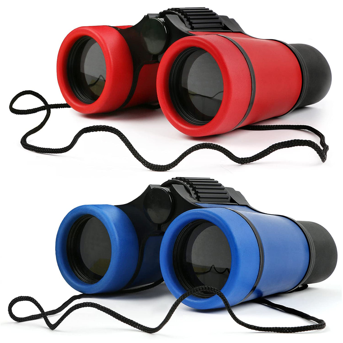 Scotamalone kids binoculars with soft rubber eyepieces for safe outdoor viewing