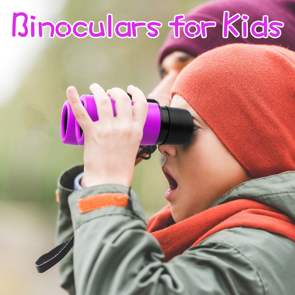 Scotamalone Kids Binoculars with neck strap prevent drops during play.