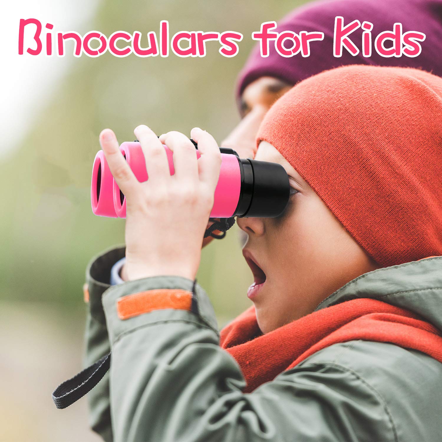 Scotamalone binoculars use non-toxic rubber for safe little eyes.