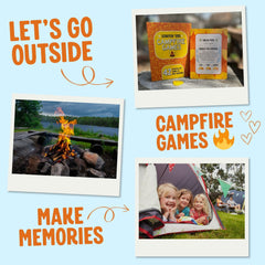 Scratch 'Ems Campfire Games travel pack ready for road trips.