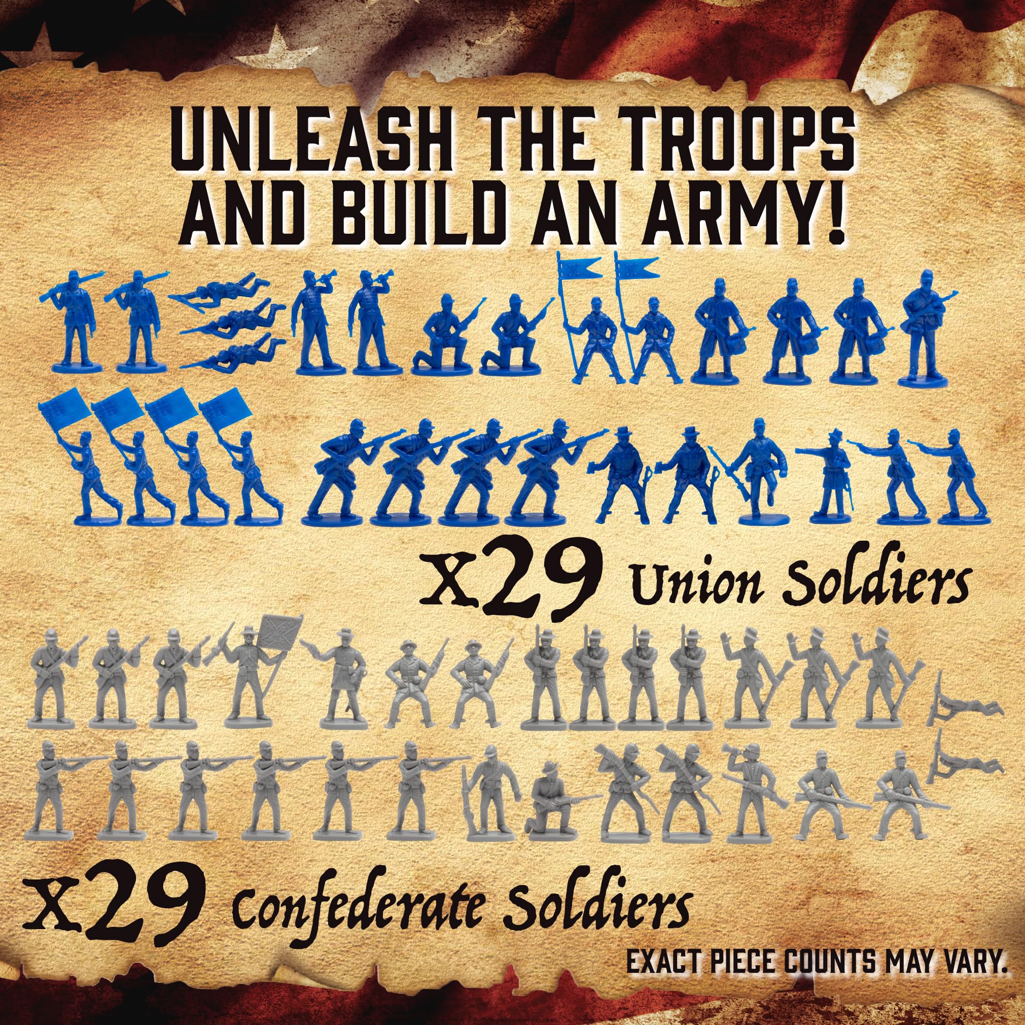 SCS Direct Civil War horses for interactive, rideable battlefield displays.