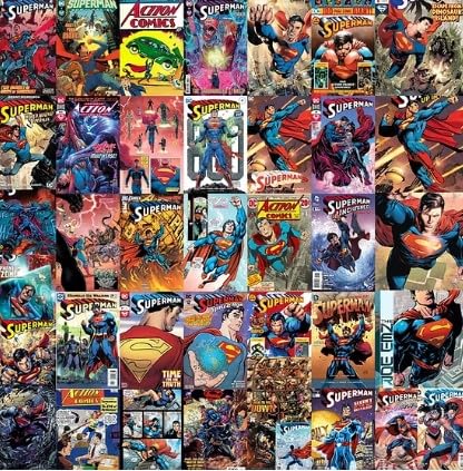 SCS Direct Superman issue sample panel 2 emphasizes classic hero moments and accessible reading.