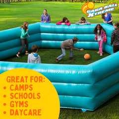 SCS Direct Gaga Ball 3-pack packaging shows color variety for group activities.