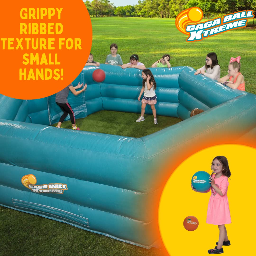 SCS Direct Gaga Ball pump included for quick inflation and ready play.