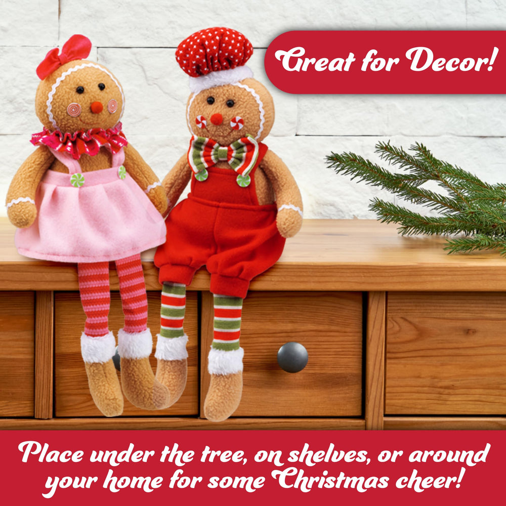 SCS Direct festive plush dolls make a charming Christmas gift.