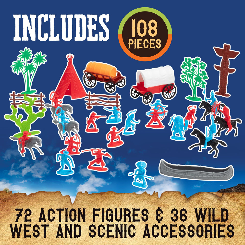 SCS Direct Wild West Native American figures for storytelling and classroom displays.
