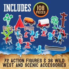SCS Direct Wild West Native American figures for storytelling and classroom displays.