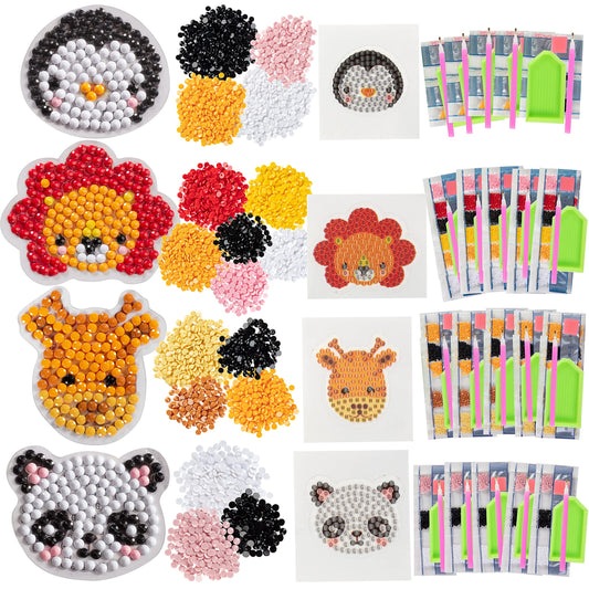 SCS Direct Zoo Buddies panda diamond painting kit — ideal party favor for kids.