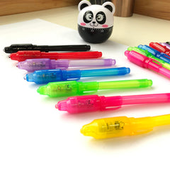 SCStyle Kids birthday activity idea using invisible ink pens